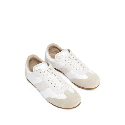 Lemaire Soft Runner Sneakers Low Profile Design In Neutral