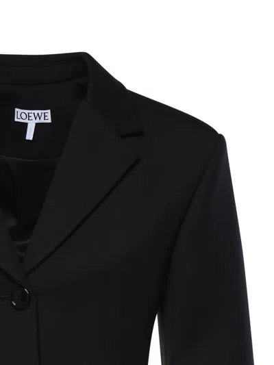 Loewe Wool Jacket In Black