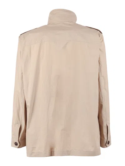 Fay Explorer Field Jacket In Sand