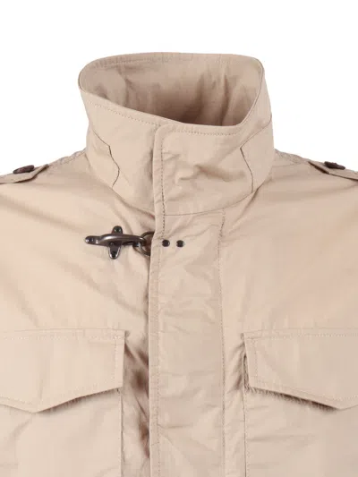 Fay Explorer Field Jacket In Sand