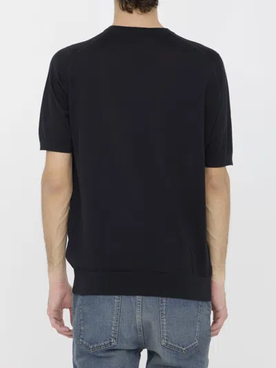 John Smedley Kempton T-shirt In Black