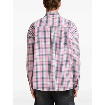 Marni Checked-pattern Ppocket Shirt In Multi