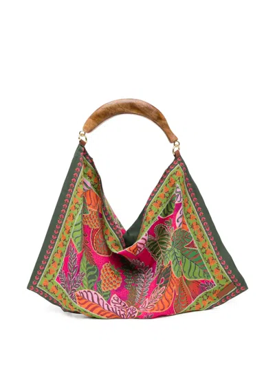 Farm Rio Scarf Medium Jacquard Tote Bag In Multi | ModeSens