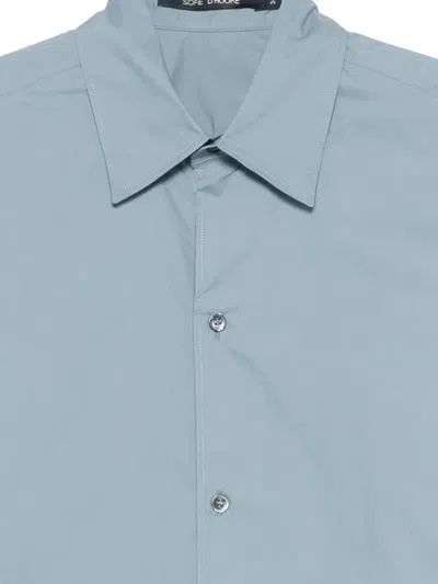 Sofie D'hoore Boca Buttoned Collared Shirt In Blue