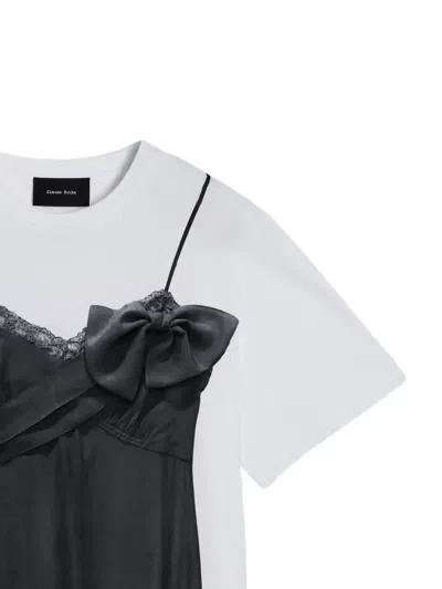 Simone Rocha Top-print T-shirt In Black