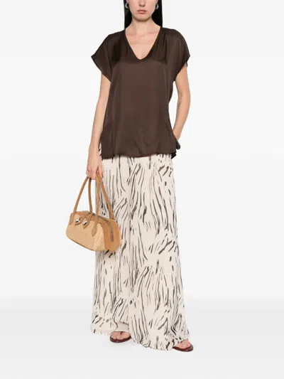 Pennyblack Patterned Trousers In Neutral