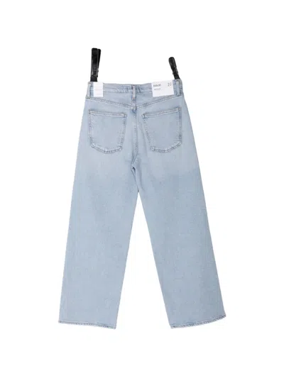 Agolde Harper Cropped Jeans In Blue