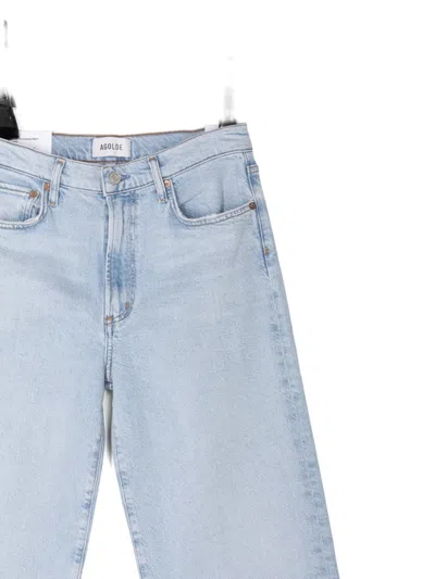 Agolde Harper Cropped Jeans In Blue