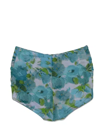Chloé Floral-print Bikini Bottoms In Multi