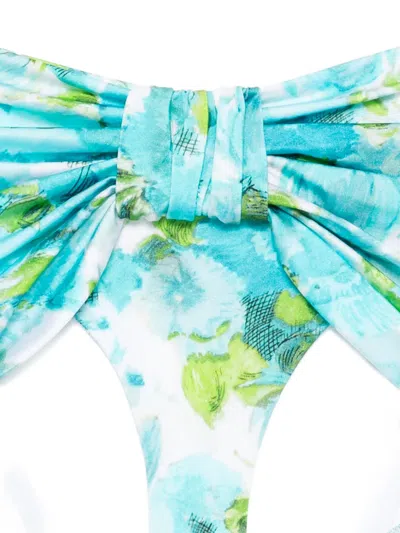 Chloé Floral-print Bikini Bottoms In Multi