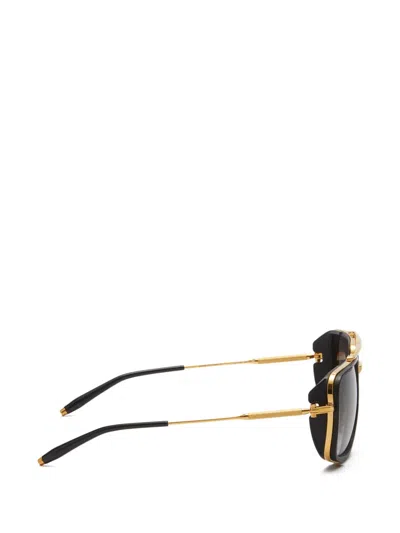Akoni Square Frame Sunglasses In Black