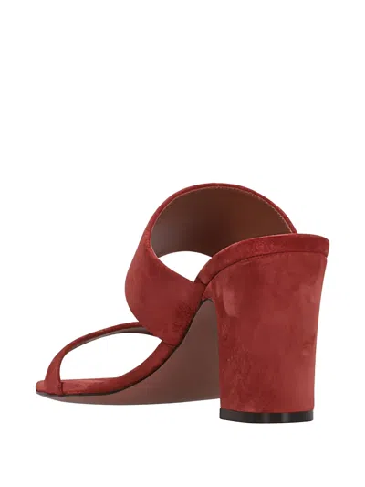 Paris Texas Ava Strap Sandals In Red