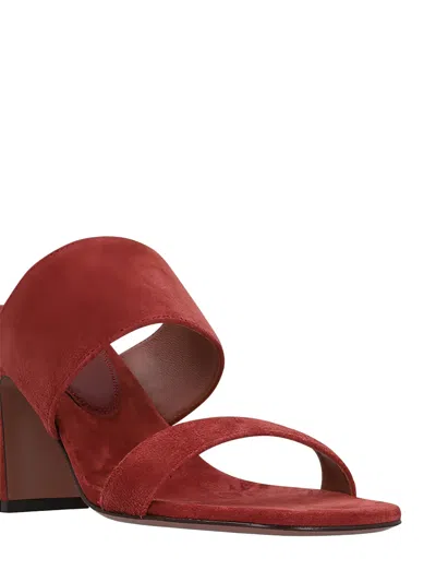 Paris Texas Ava Strap Sandals In Red