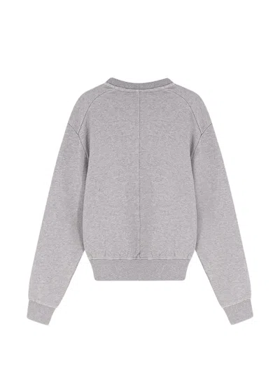 Entire Studios Crewneck Pullover Sweatshirt In Gray