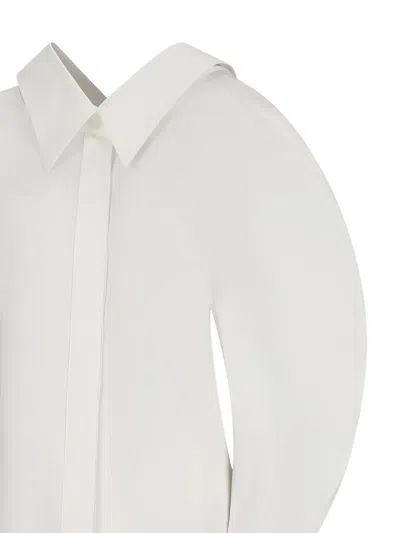 Givenchy Slashed Blouse In White