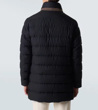 Herno Turtleneck Down Jacket In Black