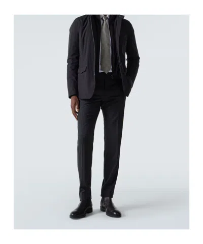 Herno Blazer With Bib In 2-layer Windstopper In Black