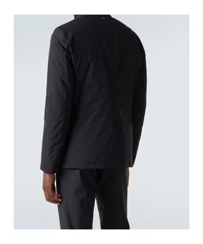 Herno Blazer With Bib In 2-layer Windstopper In Black