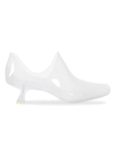 Loewe Emily Aqua Bootie 45 In Rubber With Multicolor Socks Pumps White