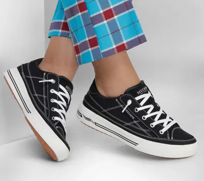 Skechers Arch Fit Arcade Womens Sneakers In Black