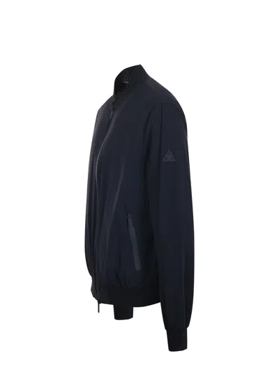Hèskimo Stretch Jersey Heskimo Jacket In Blue