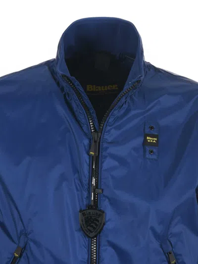Blauer Ripstop Nylon Jacket In Blue