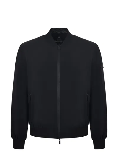 Hèskimo Stretch Jersey Heskimo Jacket In Blue