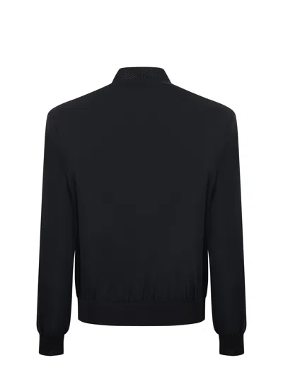 Hèskimo Stretch Jersey Heskimo Jacket In Blue