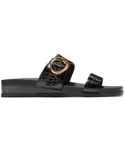 Cole Haan Oaklynn Wedge Sandal In Black