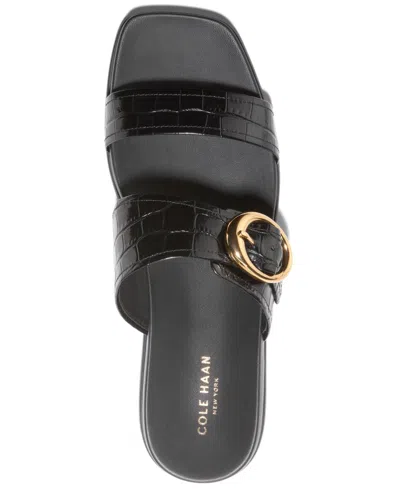 Cole Haan Oaklynn Wedge Sandal In Black