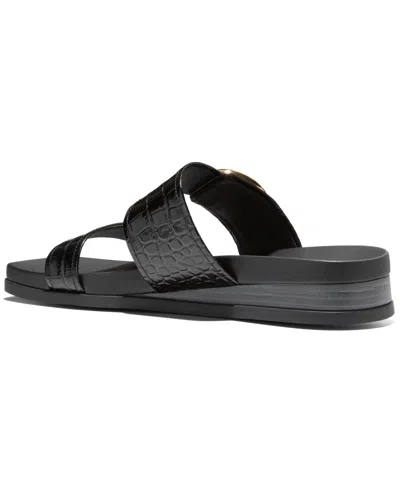 Cole Haan Oaklynn Wedge Sandal In Black