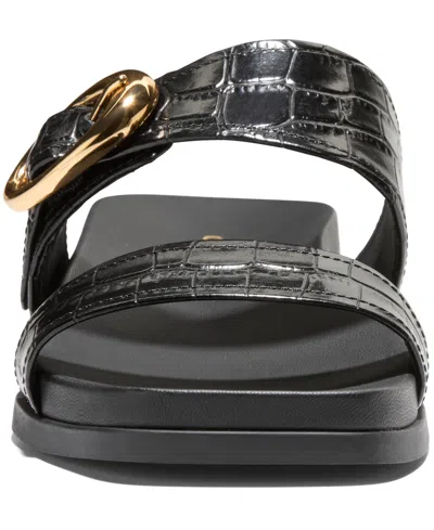 Cole Haan Oaklynn Wedge Sandal In Black