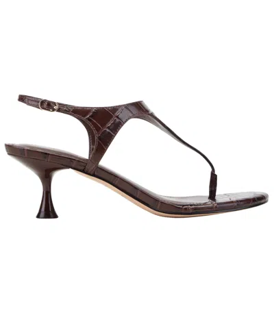 Marc Fisher Ltd Pelysa Ankle Strap Sandal In Brown