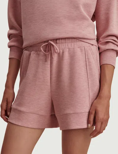 Varley Womens Rapture Rose Atrium High-rise Stretch-woven Shorts In Pink