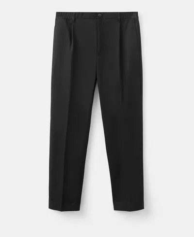 Mango Men's Regular-fit Pleated Pants In Black