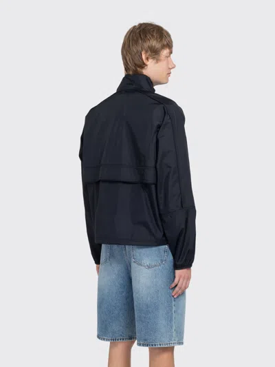 Stussy Lightweight Pullover Jacket In Black