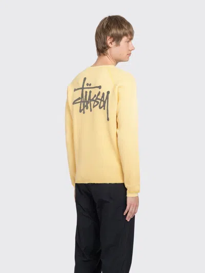 Stussy Raglan Thermal Basic Stock In Yellow