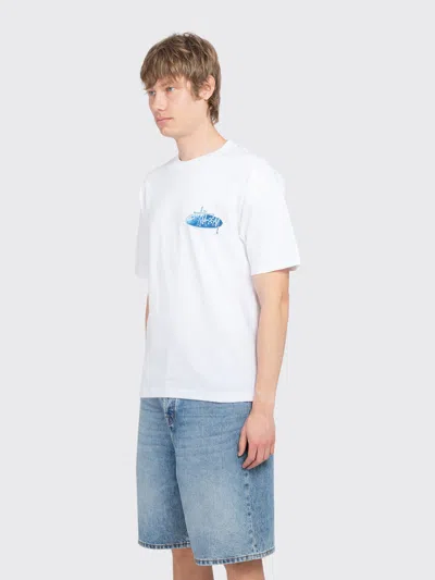 Stussy Wave Oval Tee In White