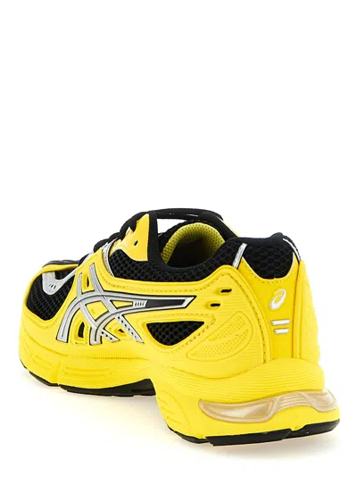 Asics Vibrant Yellow And Black Leather Gel Sd Lite Sneakers In Multi