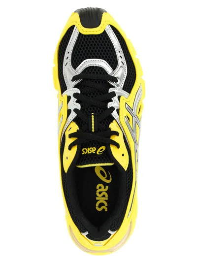 Asics Vibrant Yellow And Black Leather Gel Sd Lite Sneakers In Multi