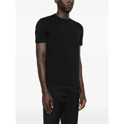 Fedeli Logo-detail T-shirt In Black