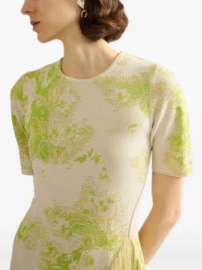 Erdem Floral-pattern T-shirt In Multi