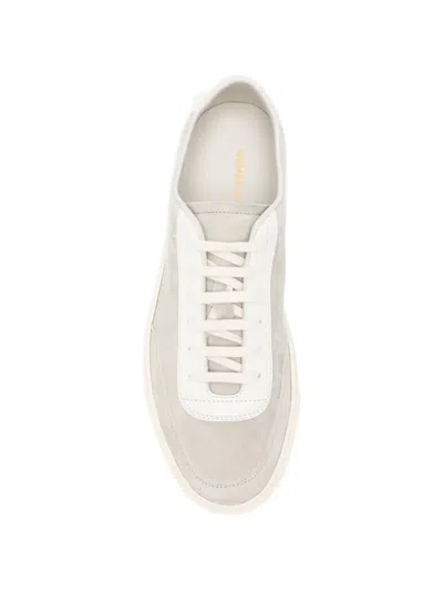 Common Projects Panelled Sneakers In White