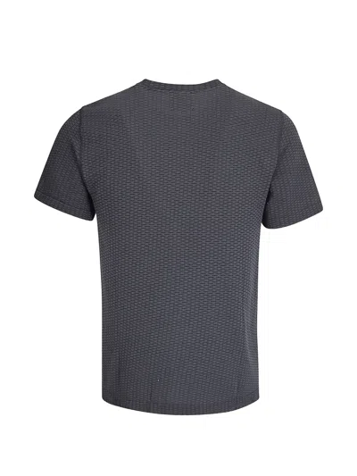 Roa Hivee Dryarn® Textured T-shirt In Black