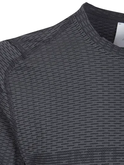 Roa Hivee Dryarn® Textured T-shirt In Black