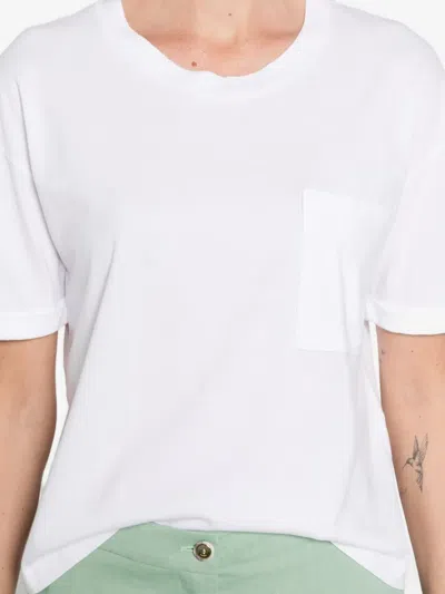 Base Chest-pocket T-shirt In White
