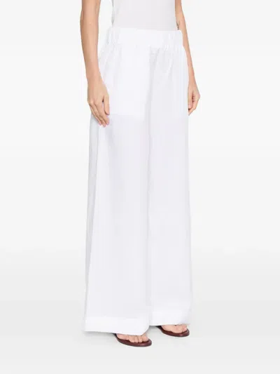 Jcsophie Elasticated Trousers In White