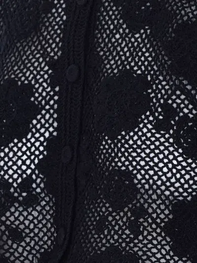 Twinset Button Jacket In Black