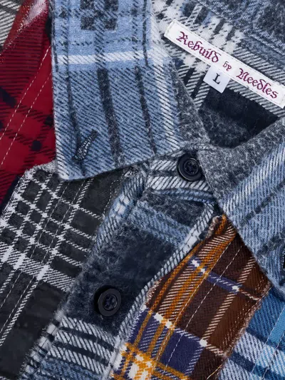 Needles Checked Shirt In Blue