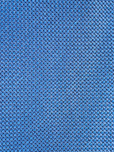 Canali Spring Silk Tie In Blue